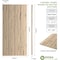 Ekena Millwork Rustic Four Board Joined Board-n-Batten Hand Hewn Faux Wood Shutters w/No Batten, 22W x 76H, PR SHUBJN22X76HHPR - alternate 17
